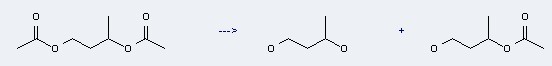 1,3-Butanediol,1,3-diacetate can be used to produce 3-Hydroxy-1-methylpropyl acetate and Butane-1,3-diol at the ambient temperature.